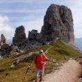 Nuvolau (2575m) und Cinque Torri  - Cortina d' Ampezzo